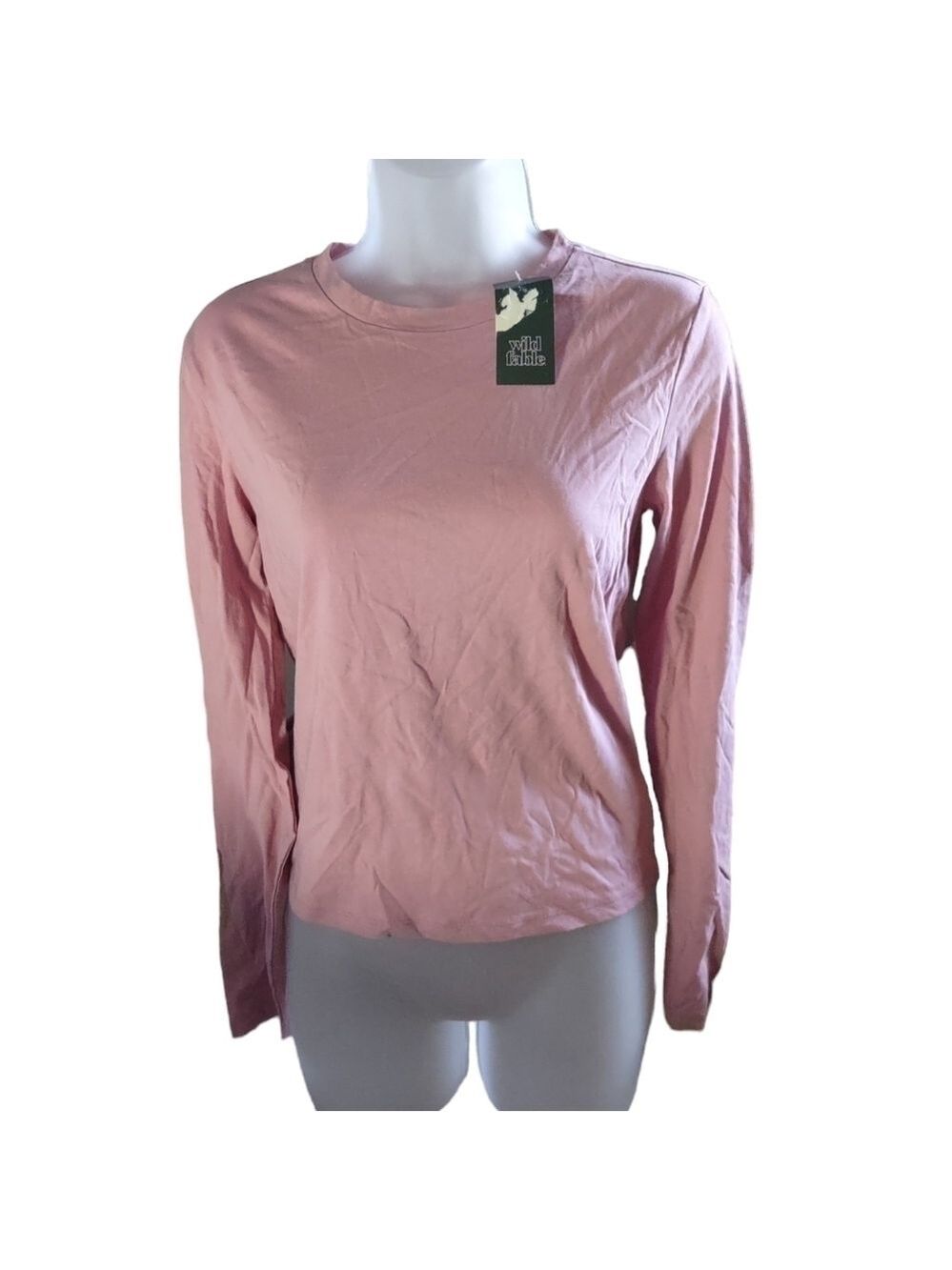 Wild Fable Mauve Long Sleeve T Shirt Women's Small